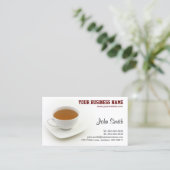 ティータイムアフタヌーンティーショップ 名刺 (スタンド正面)