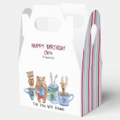 ティータイムウィズフレンドズゲーブル紙お気に入りボックス フェイバーボックス (オープン)