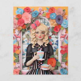 ティータイムエレガンス：ドレスアップ紙人形