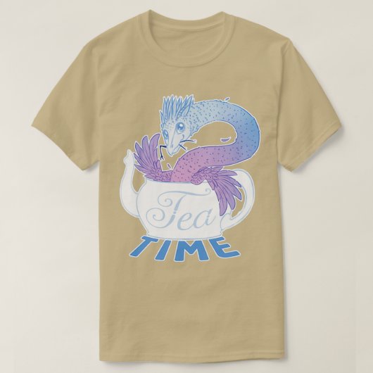 ティータイムオカミー Tシャツ (デザイン正面)