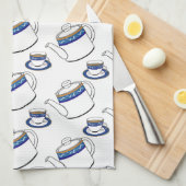 ティータイムキッチンタオル キッチンタオル (四つ折り)