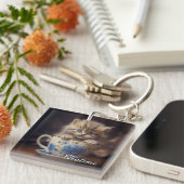 ティータイムキッテン キーホルダー (正面右)