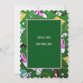 ティータイムゴガーリールフグリーントーナメント 招待状 (裏面)