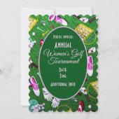 ティータイムゴガーリールフグリーントーナメント 招待状 (正面)