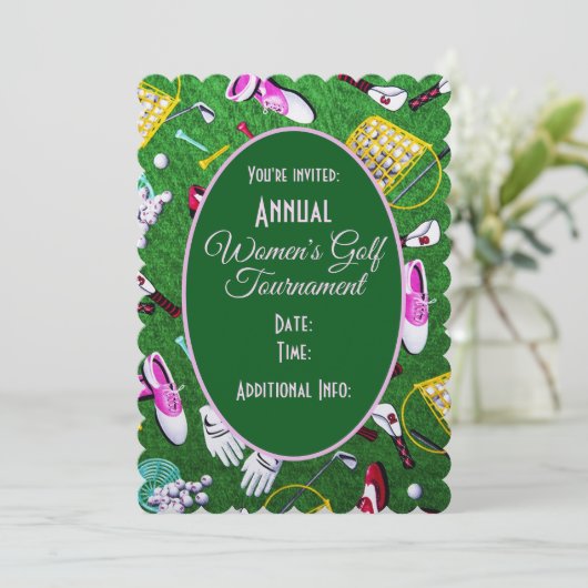 ティータイムゴガーリールフグリーントーナメント 招待状 (スタンド正面)