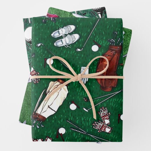 ティータイムゴルファーズコレクション ラッピングペーパーシート (インサイチュ)