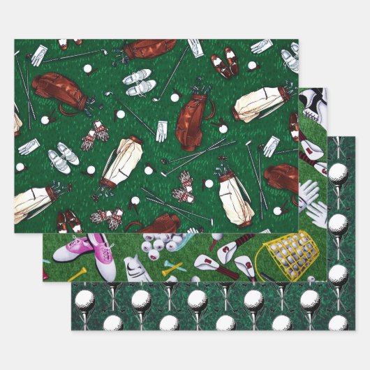 ティータイムゴルファーズコレクション ラッピングペーパーシート (セット)