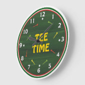 ティータイムゴルフクロック ラージ壁時計 (傾斜)
