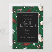 ティータイムゴルフトーナメント招待状 招待状 (正面)