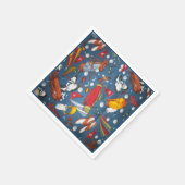 ティータイムゴルフパターンナプキン スタンダードカクテルナプキン (角)