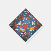 ティータイムゴルフパターン2ナプキン スタンダードカクテルナプキン (角)