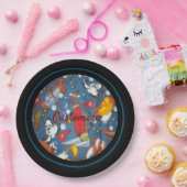 ティータイムゴルフパターン2 ペーパープレート (パーティー)