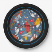 ティータイムゴルフパターン2 ペーパープレート (正面)