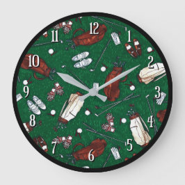 ティータイムゴルフ ラージ壁時計