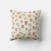 ティータイムシームレスパターン クッション (裏面)