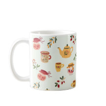 ティータイムシームレスパターン