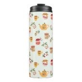 ティータイムシームレスパターン タンブラー (正面)