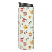 ティータイムシームレスパターン タンブラー (回転右)