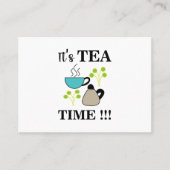 ティータイムティーカップティーラバーティー 名刺 (正面)