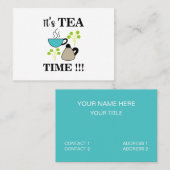 ティータイムティーカップティーラバーティー 名刺 (正面/裏面)