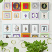 ティータイムティーポット キッチンタオル (折り畳み)