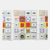 ティータイムティーポット キッチンタオル (横)