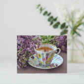 ティータイムティールームポストクロス用はがき ポストカード (スタンド正面)