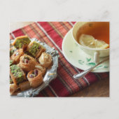 ティータイムティールームポストクロス用はがき ポストカード (正面)