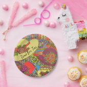 ティータイムハット ペーパープレート (パーティー)