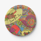 ティータイムハット ペーパープレート (正面)