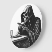 ティータイムハロウィーン ラージ壁時計 (傾斜)