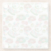 ティータイムパターン ガラスコースター (裏面)