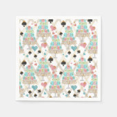 ティータイムパターン スタンダードカクテルナプキン (正面)