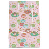 ティータイムパターン ミディアムペーパーバッグ (裏面)