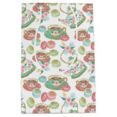 ティータイムパターン ミディアムペーパーバッグ (正面)