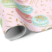 ティータイムパターン ラッピングペーパー (ロールコーナー)