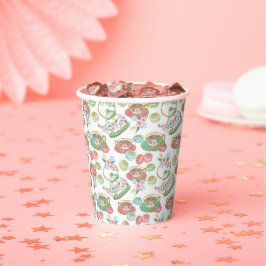 ティータイムパターン 紙コップ