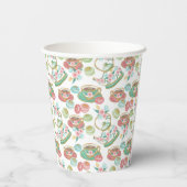 ティータイムパターン 紙コップ (裏面)
