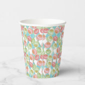 ティータイムパターン 紙コップ (右)