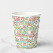 ティータイムパターン 紙コップ (正面)