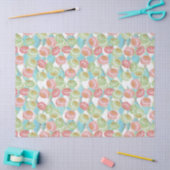 ティータイムパターン 薄葉紙 (クラフト)