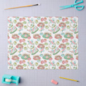 ティータイムパターン 薄葉紙 (クラフト)