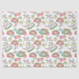 ティータイムパターン 薄葉紙