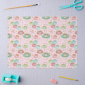 ティータイムパターン 薄葉紙 (クラフト)