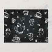ティータイムブラック ポストカード (正面)