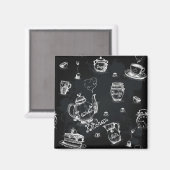 ティータイムブラック マグネット (正面/裏面)