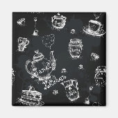 ティータイムブラック マグネット (正面)