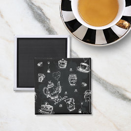 ティータイムブラック マグネット