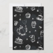 ティータイムブラック 招待状 (正面)
