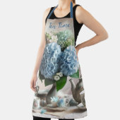 ティータイムブルーアジサイフローラ エプロン (インサイチュ)